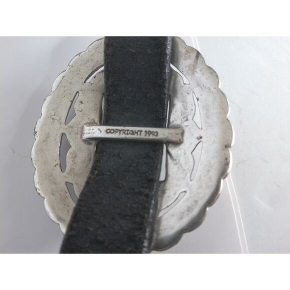 Vintage Brighton Sunflower Concho Belt Size Large main image 7